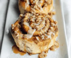 Apple Pie Stuffed Cinnamon Rolls