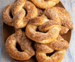 Cinnamon Sugar Soft Pretzels