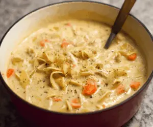 Creamy Chicken Noodle Soup