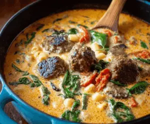 Creamy Italian Meatball Soup