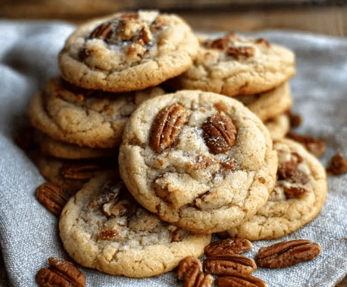 Easy Butter Pecan Cookies Recipe