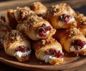 Cranberry Cream Cheese Crescent Bites