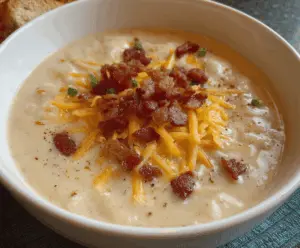 Crockpot Loaded Baked Potato Soup