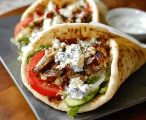 Greek Chicken Gyros