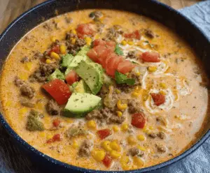 Healthy High Protein Creamy Taco Soup
