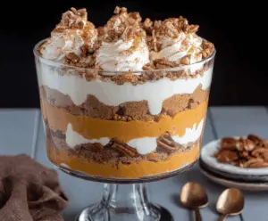 Maple Pecan & Pumpkin Cheesecake Trifle