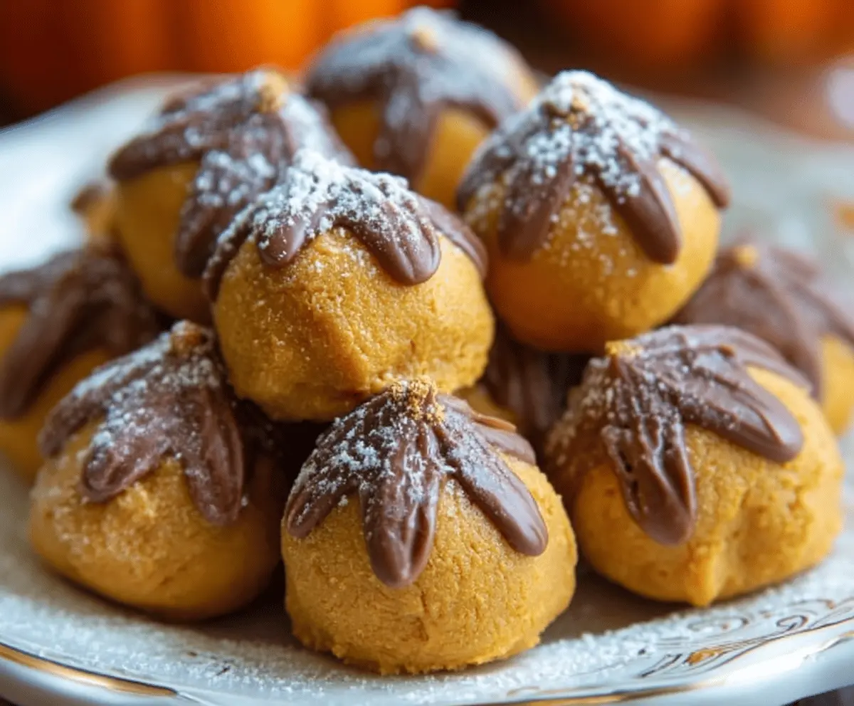 Easy Pumpkin Cheesecake Truffles