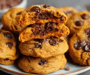 Pumpkin Chocolate Chip Cookies