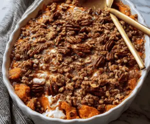 Southern Maple Sweet Potato Casserole