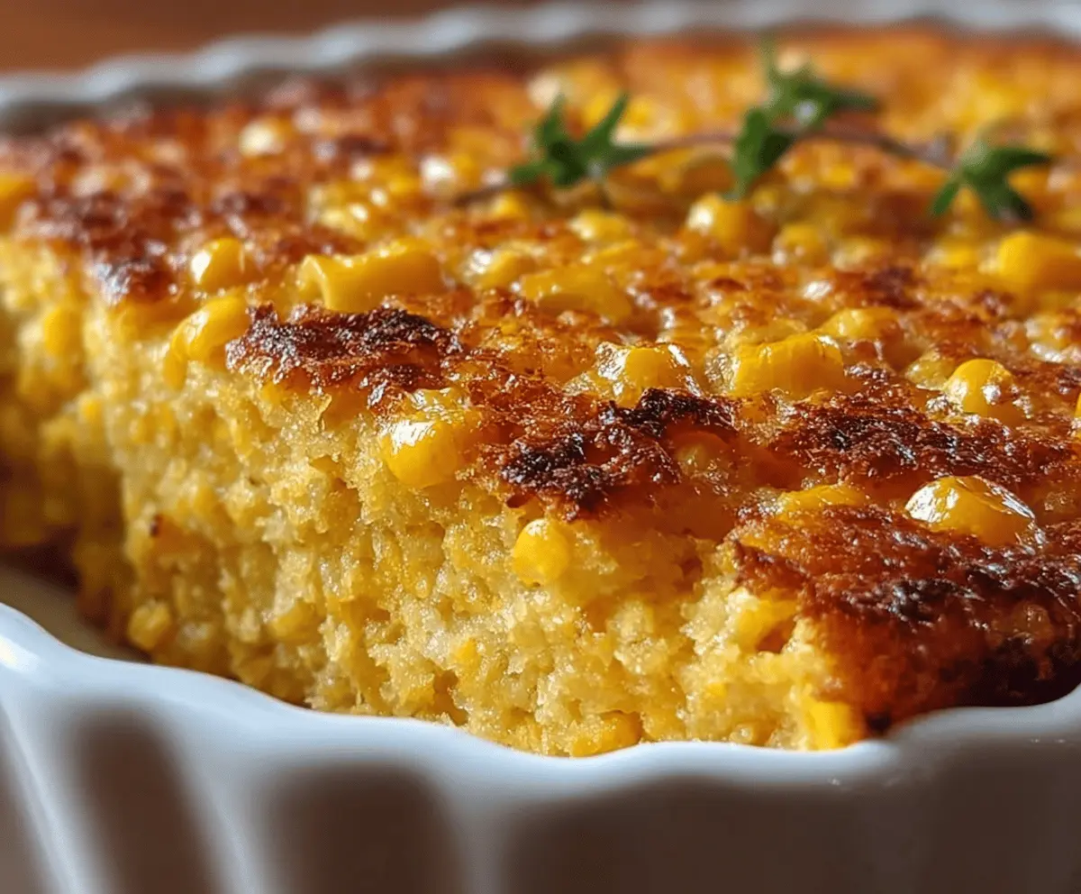 Easy Honey-Glazed Corn Casserole