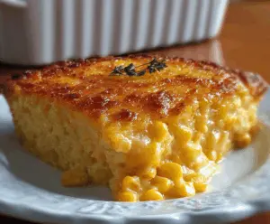 Sweet Honey-Glazed Corn Casserole