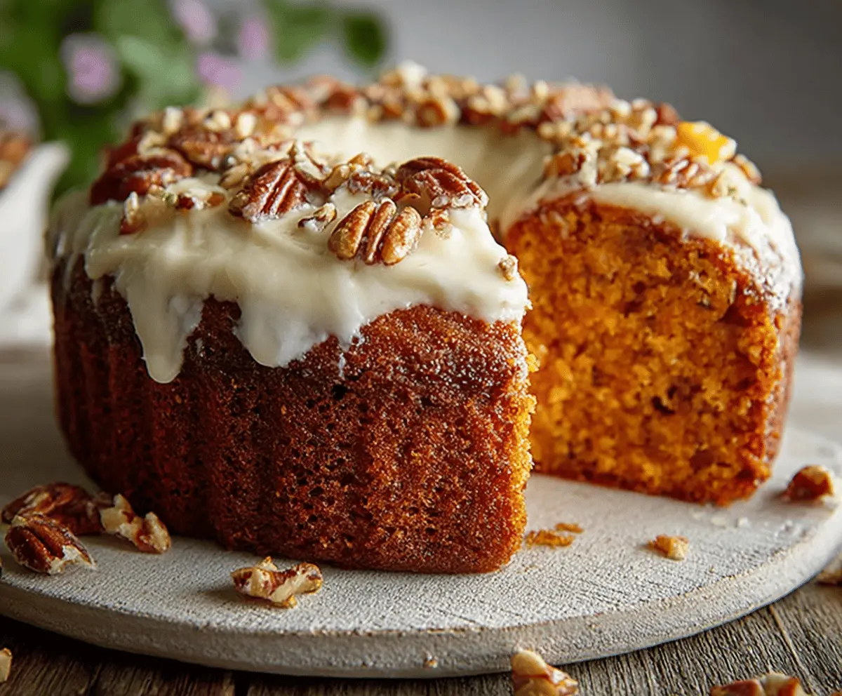 Easy Sweet Potato Butter Cake with Glaze