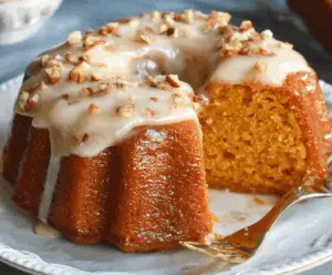 Sweet Potato Butter Cake with Easy Glaze