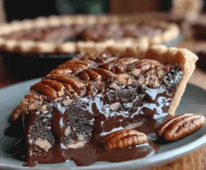 Texas Chocolate Pecan Pie