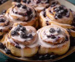 Blueberry Cinnamon Rolls