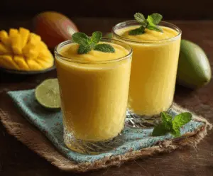 Tropical Mango Pineapple Smoothie