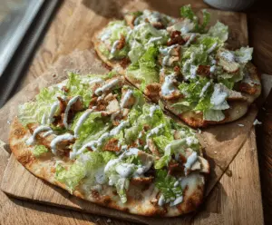 Chicken Caesar Flatbread