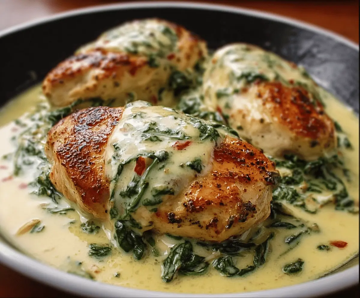 Creamy Basil Chicken Recipe