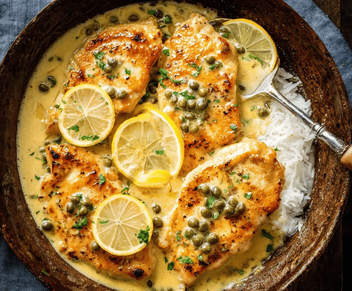 Easy Chicken Piccata with Lemon Sauce