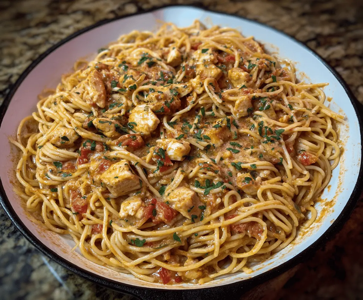 Easy Chicken Spaghetti Recipe