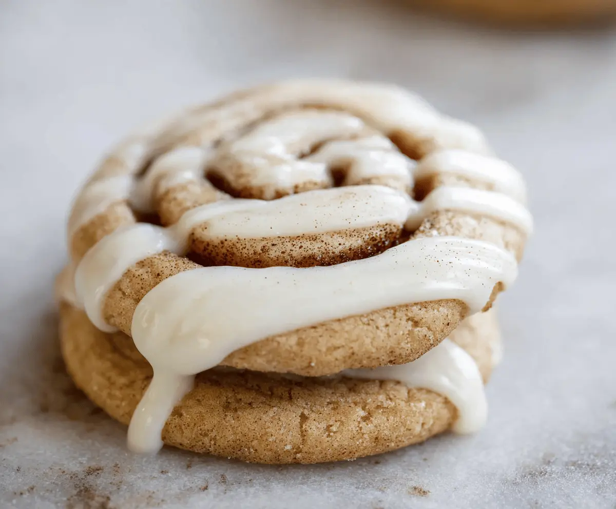 Soft Cinnamon Roll Cookies Recipe