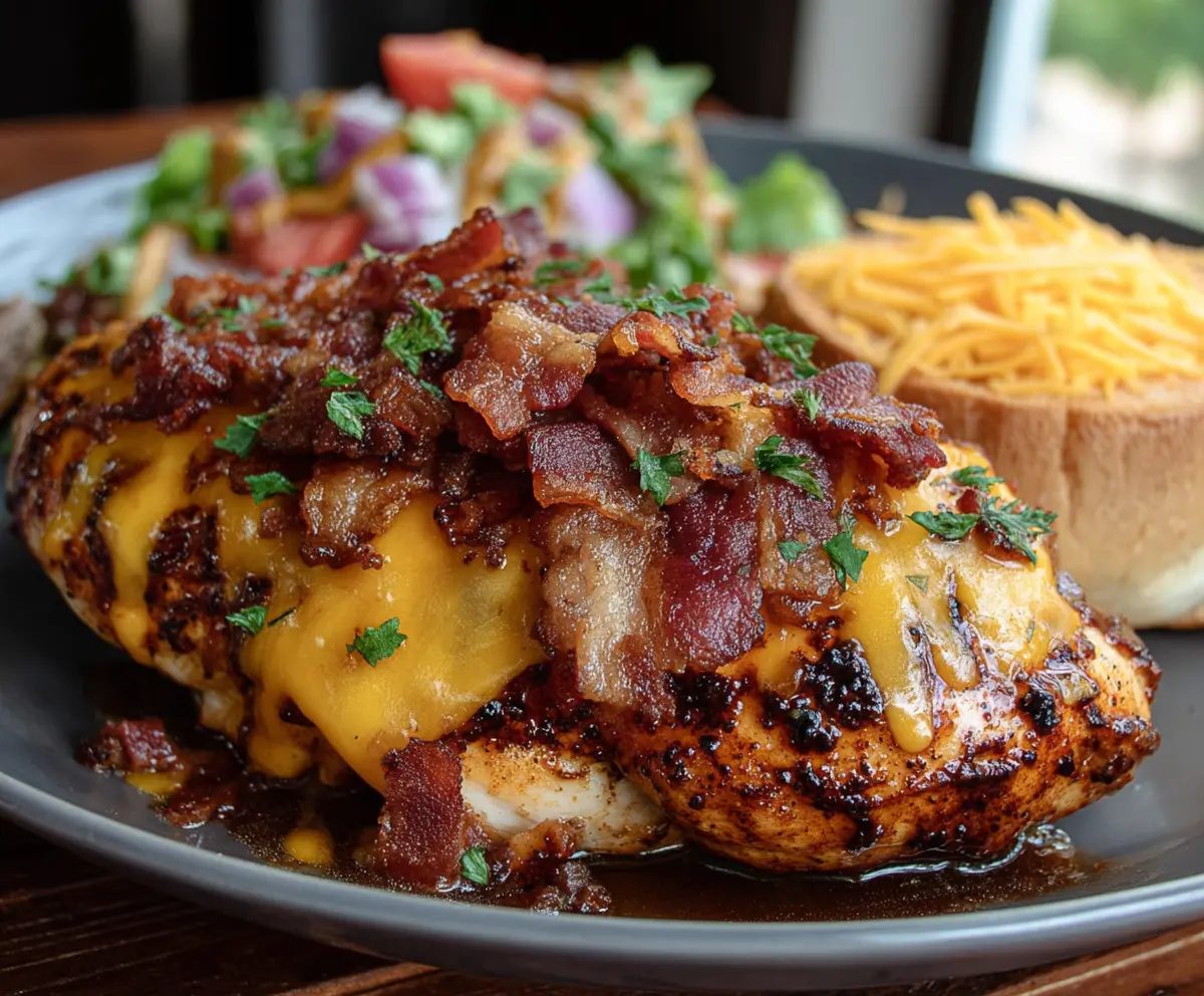 Easy Cowboy BBQ Bacon Cheddar Chicken