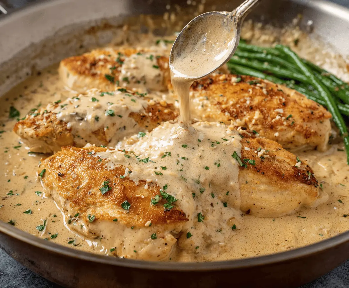 Creamy Garlic Parmesan Chicken Recipe