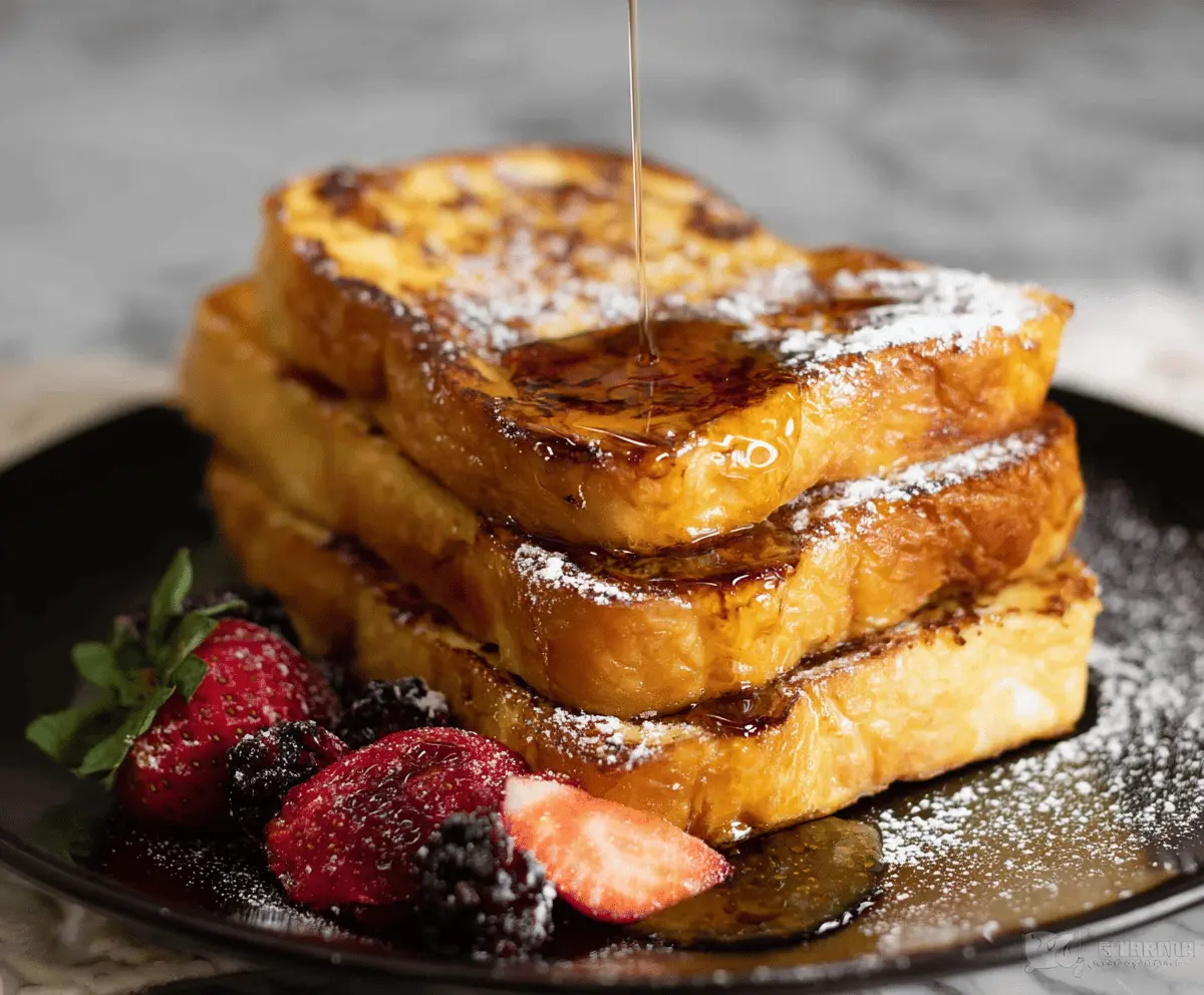 Creamy Crème Brûlée French Toast