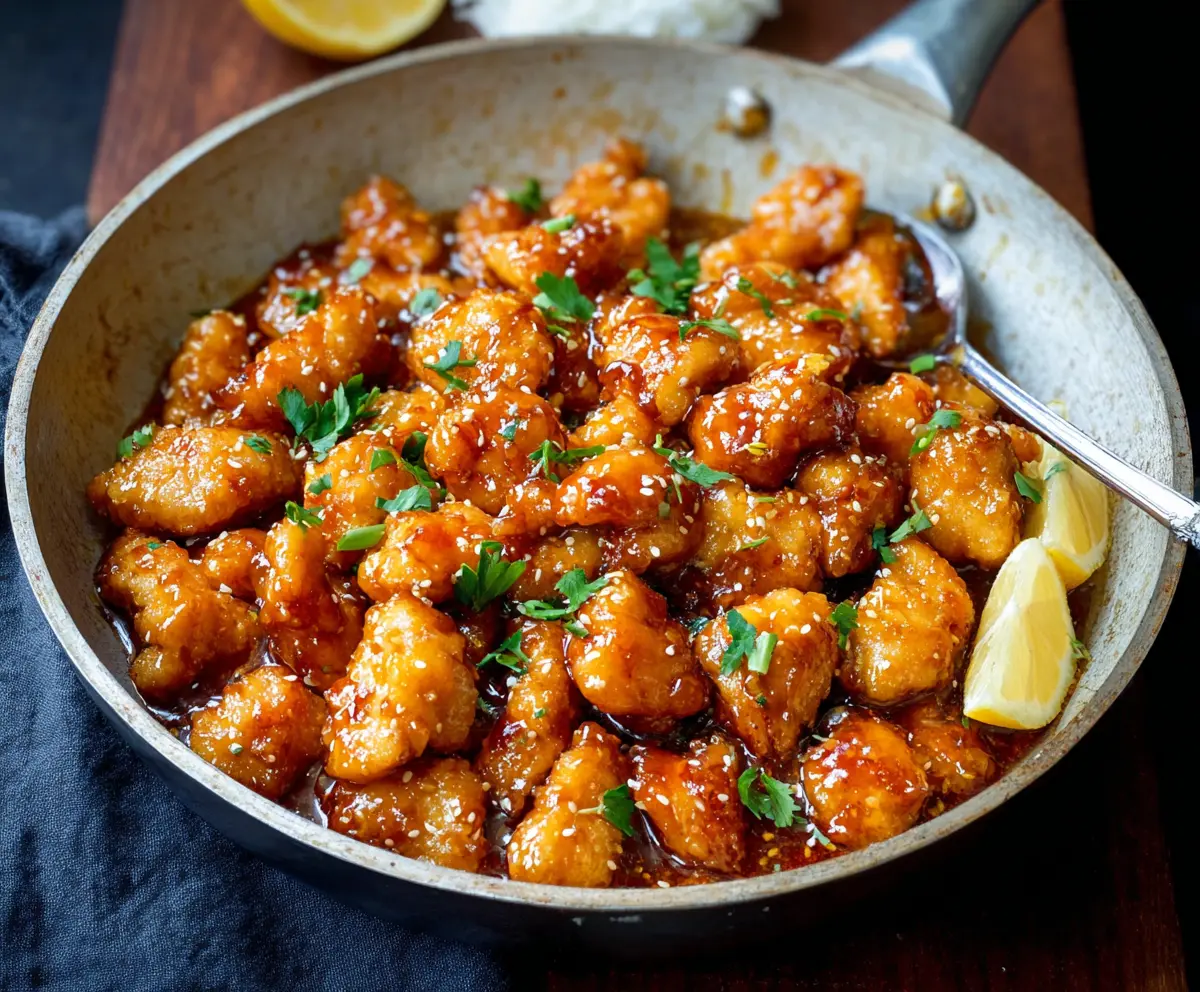 Crispy Honey Garlic Chicken Recipe