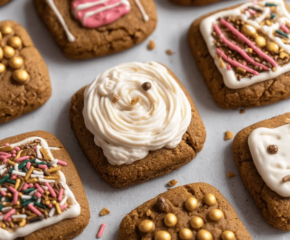 Easy CRUMBL Gingerbread Cookies Recipe