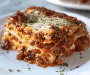 Easy Homemade Lasagna Recipe