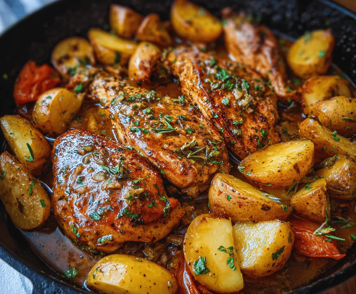 Easy Garlic Butter Chicken Skillet