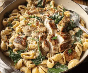 Garlic Parmesan Chicken Pasta