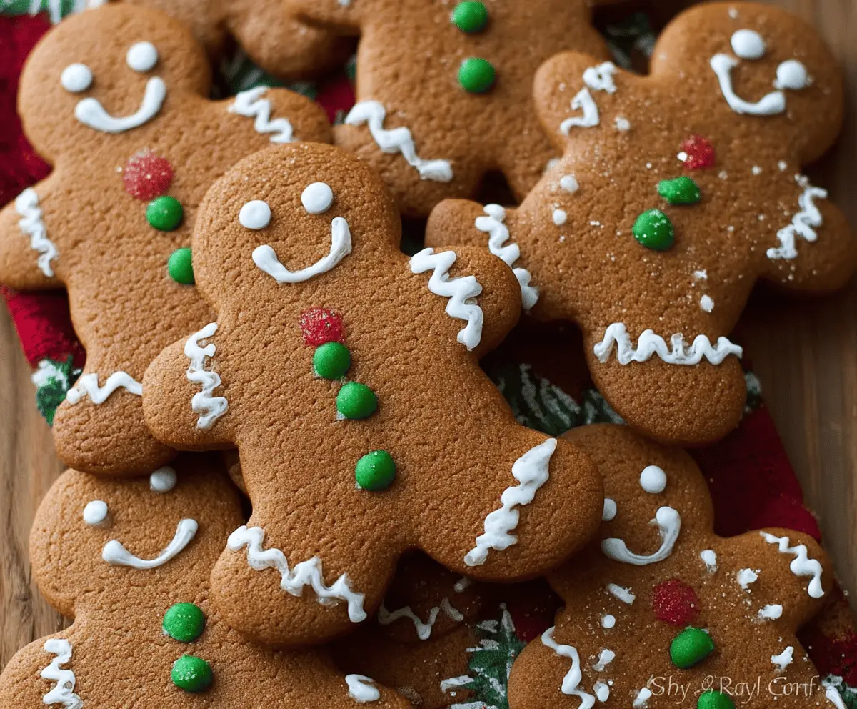 Easy Gingerbread Man Cookies Recipe