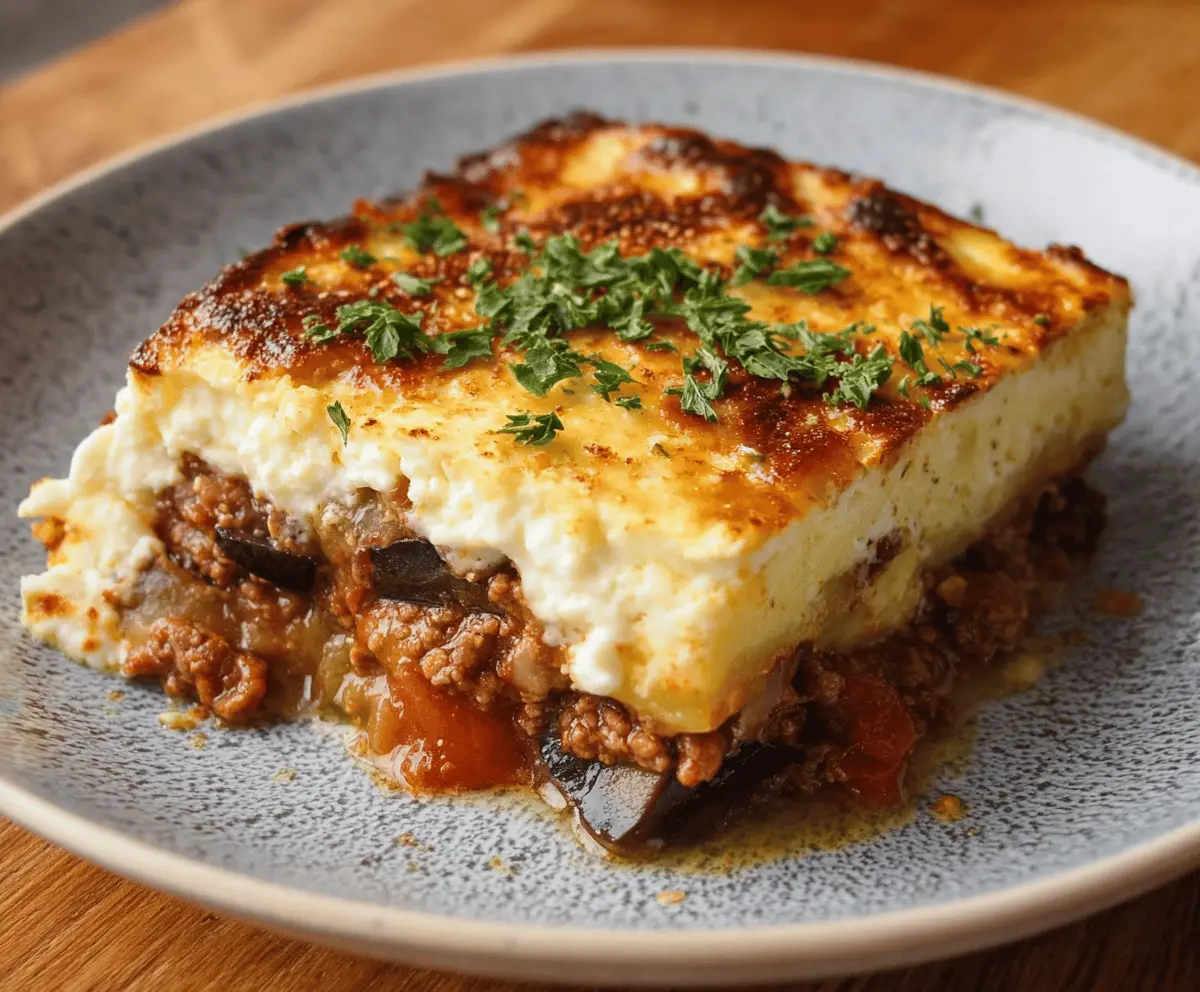 Easy Authentic Greek Moussaka Recipe