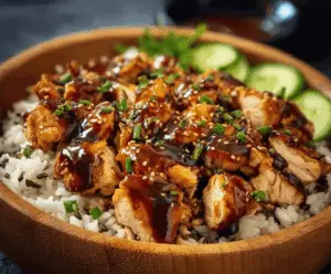 Honey BBQ Chicken Rice