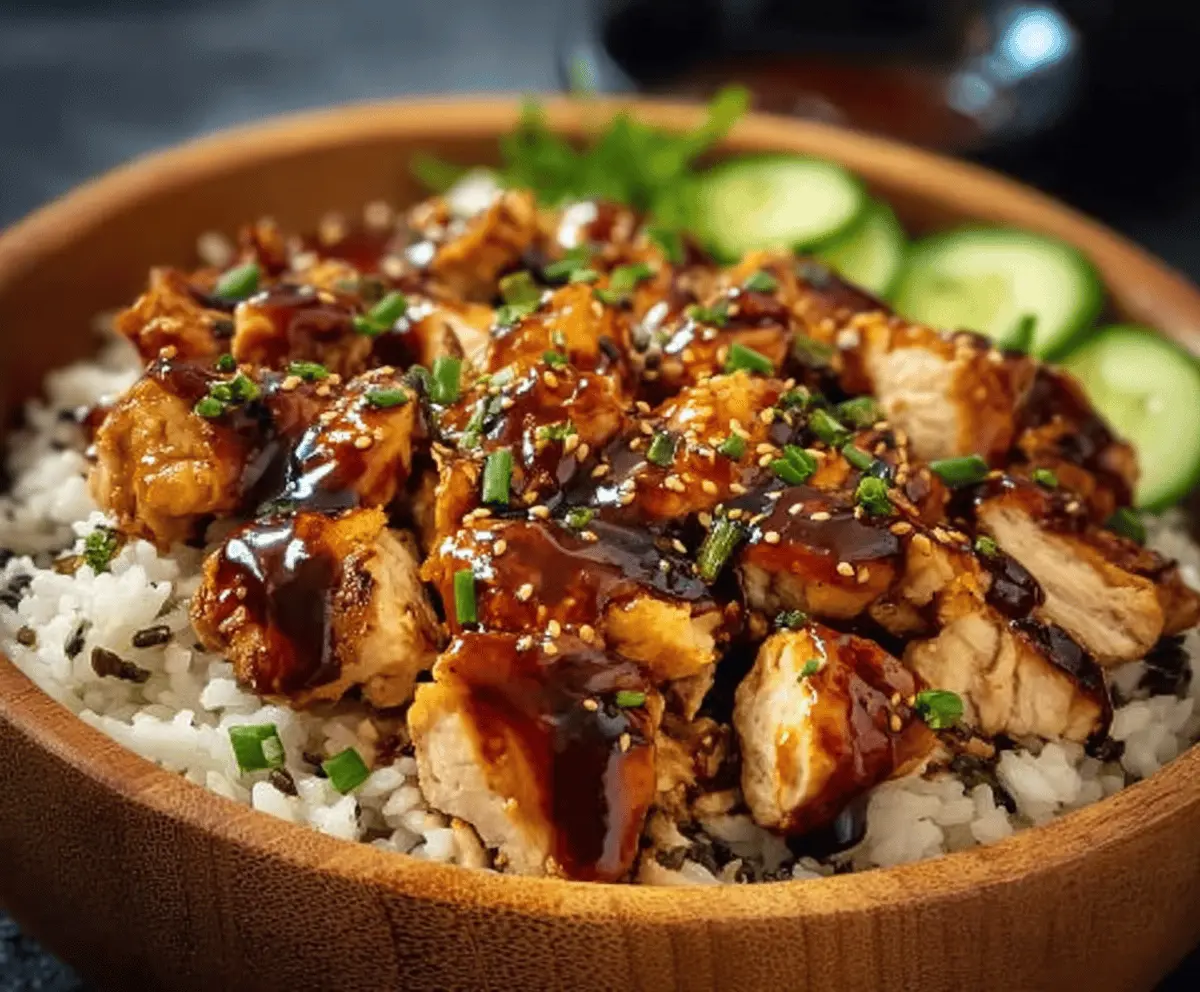 Honey BBQ Chicken Rice