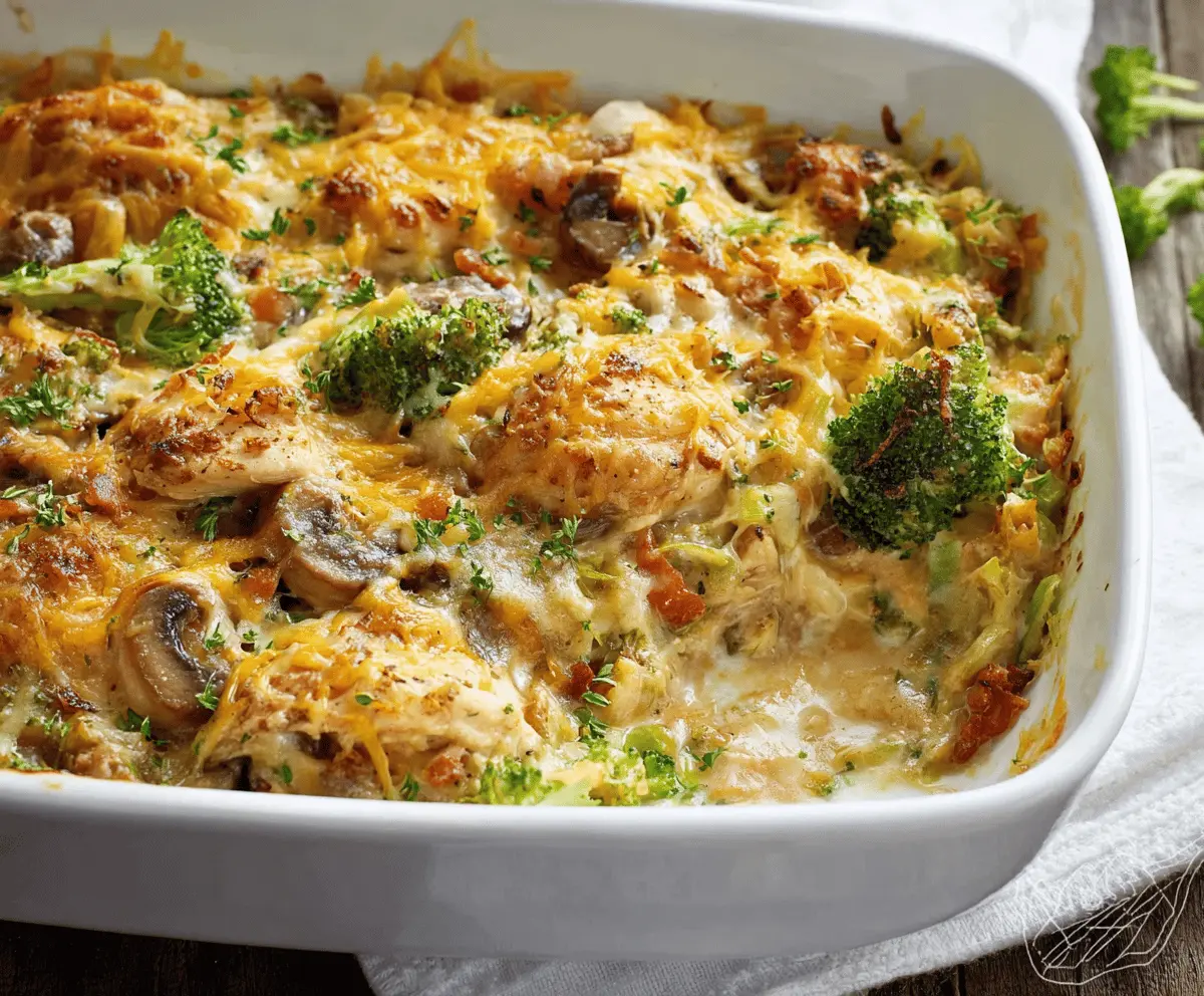 Easy Low Carb Chicken Casserole