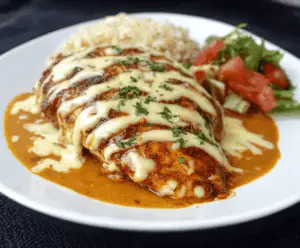 Mexican Chicken with Cheese Sauce