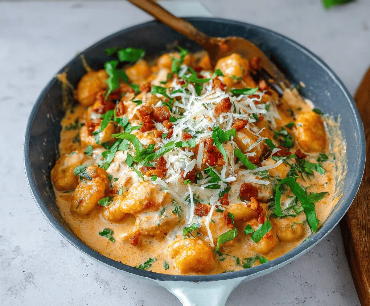 Easy Millionaire Gnocchi with Creamy Sauce