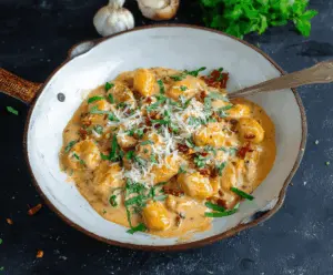 Millionaire Gnocchi with Creamy Sauce