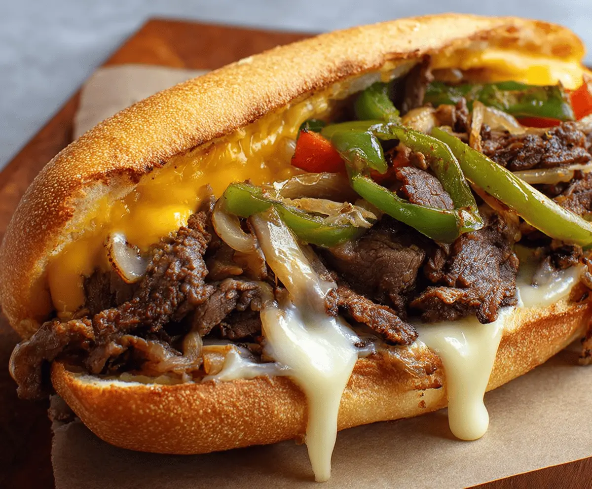 Easy Philly Cheesesteak Recipe