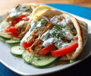 Slow Cooker Chicken Gyros