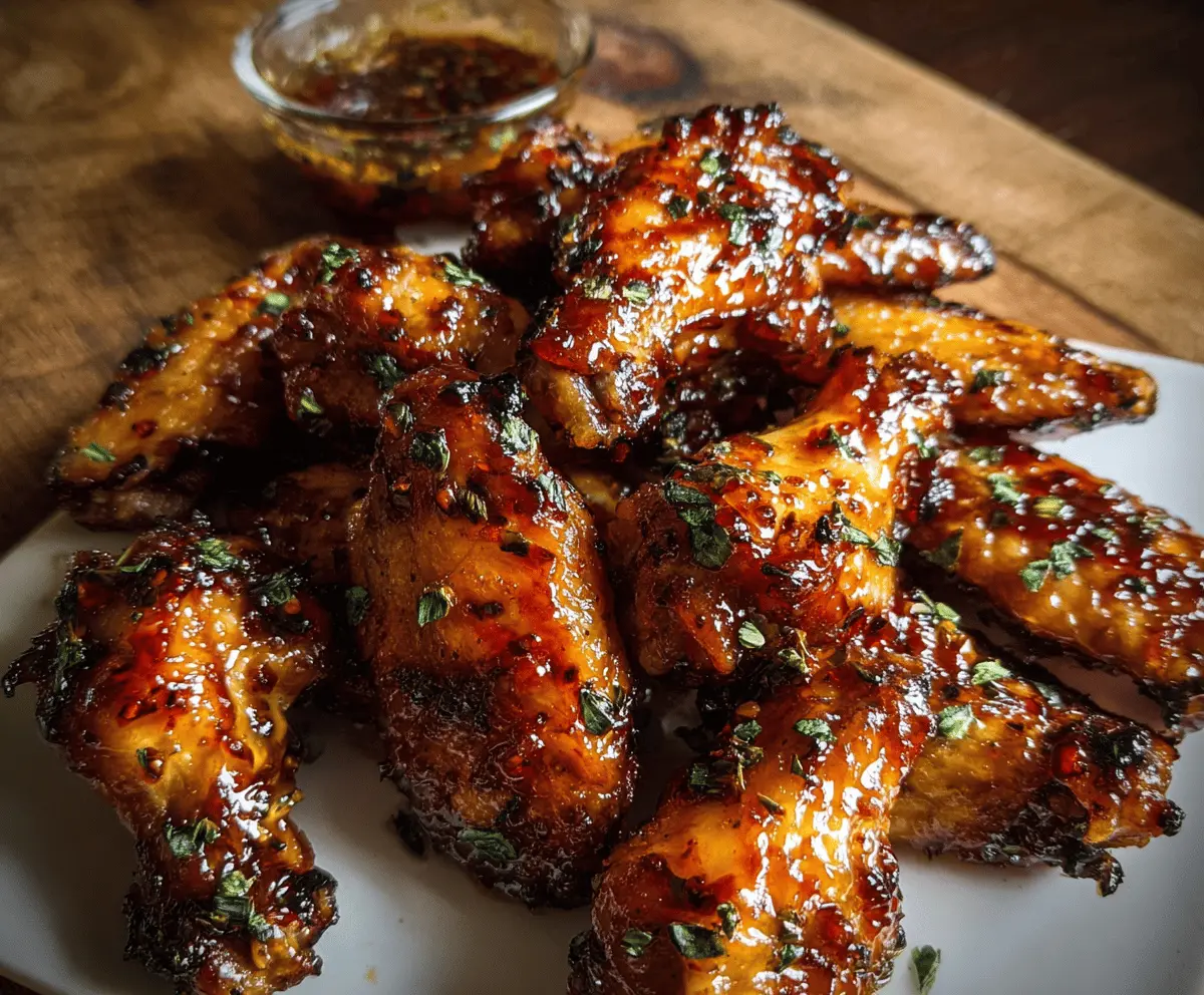 Sticky Pineapple Teriyaki Wings
