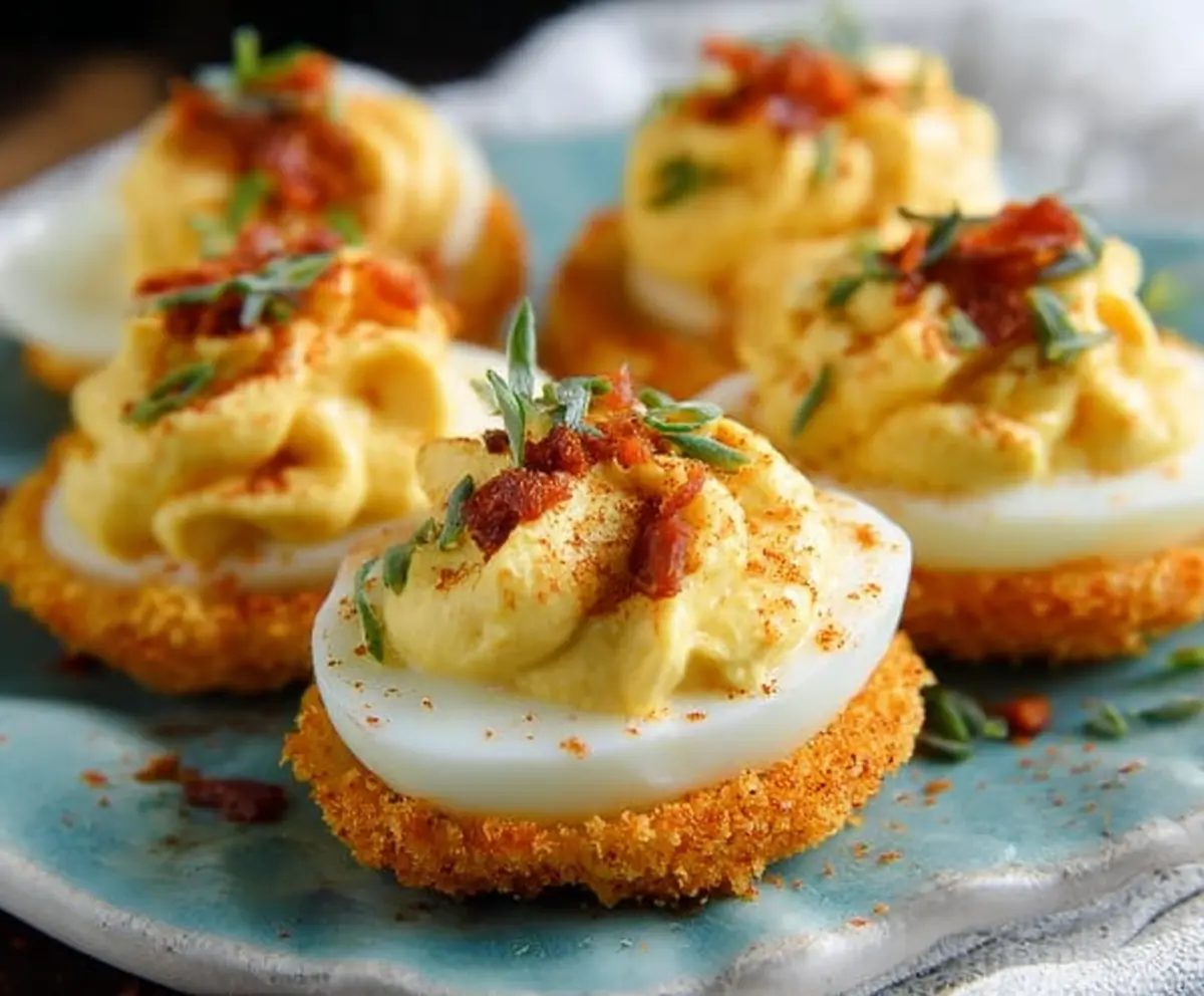 Easy Air Fryer Deviled Eggs