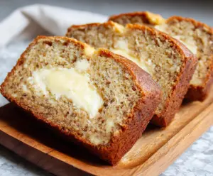 Banana Bread with Cream Cheese Filling