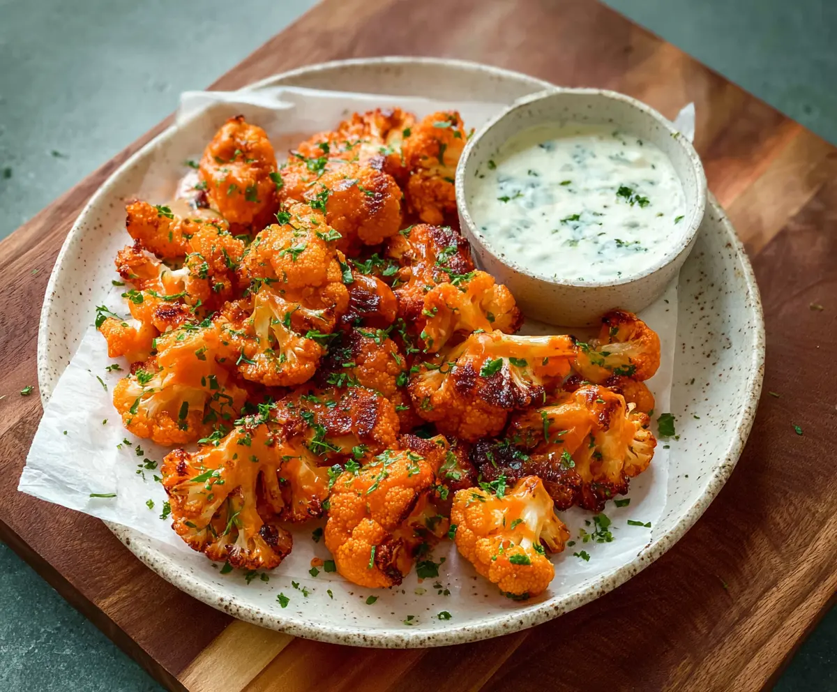 Easy Buffalo Cauliflower Bites Recipe