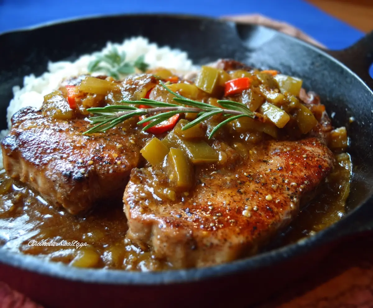 Easy Cajun Smothered Pork Chops