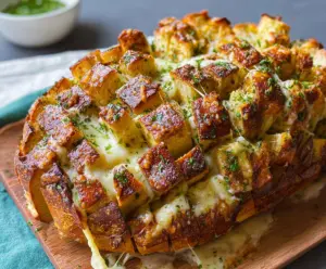 Cheesy Pull Apart Garlic Bread