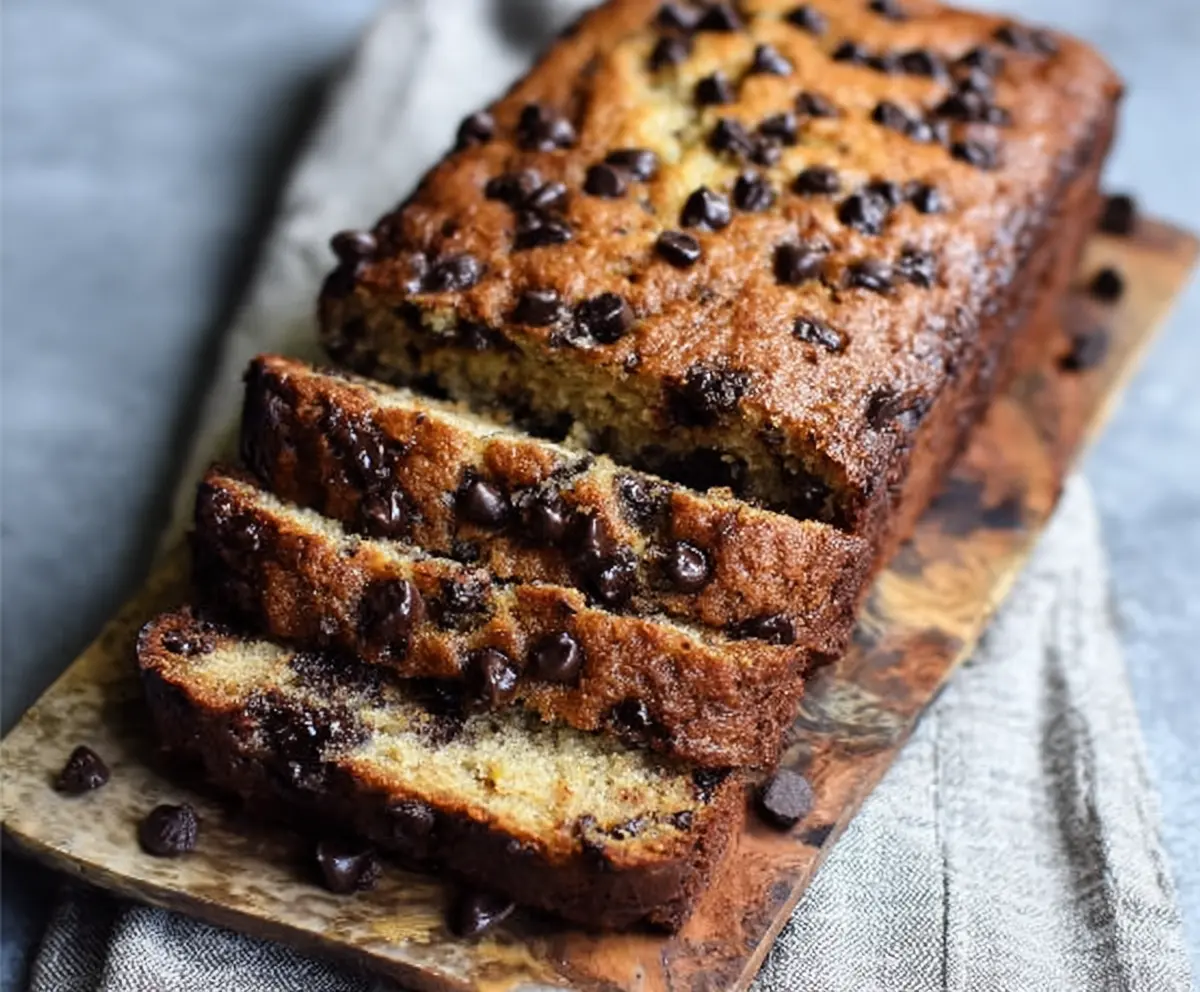 Easy Chocolate Chip Banana Bread